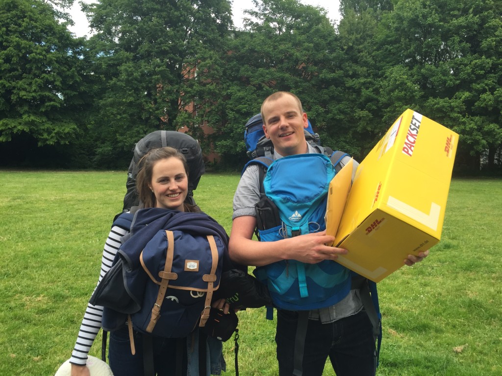 Auf den Weg zum Flughafen